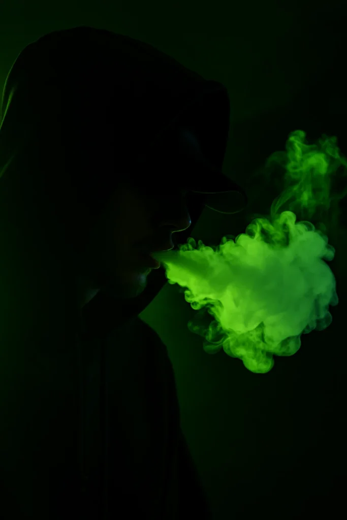 indica effects in THC smoke.