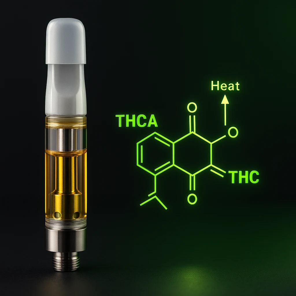 thca vs thc visualised