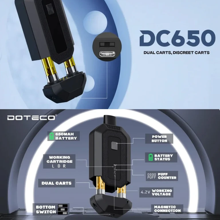 DOTECO DC650 | Dual cartridge battery 4 DOTECO DC650 | Dual cartridge battery - Image 2