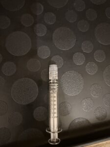 Borosilicate glass syringe